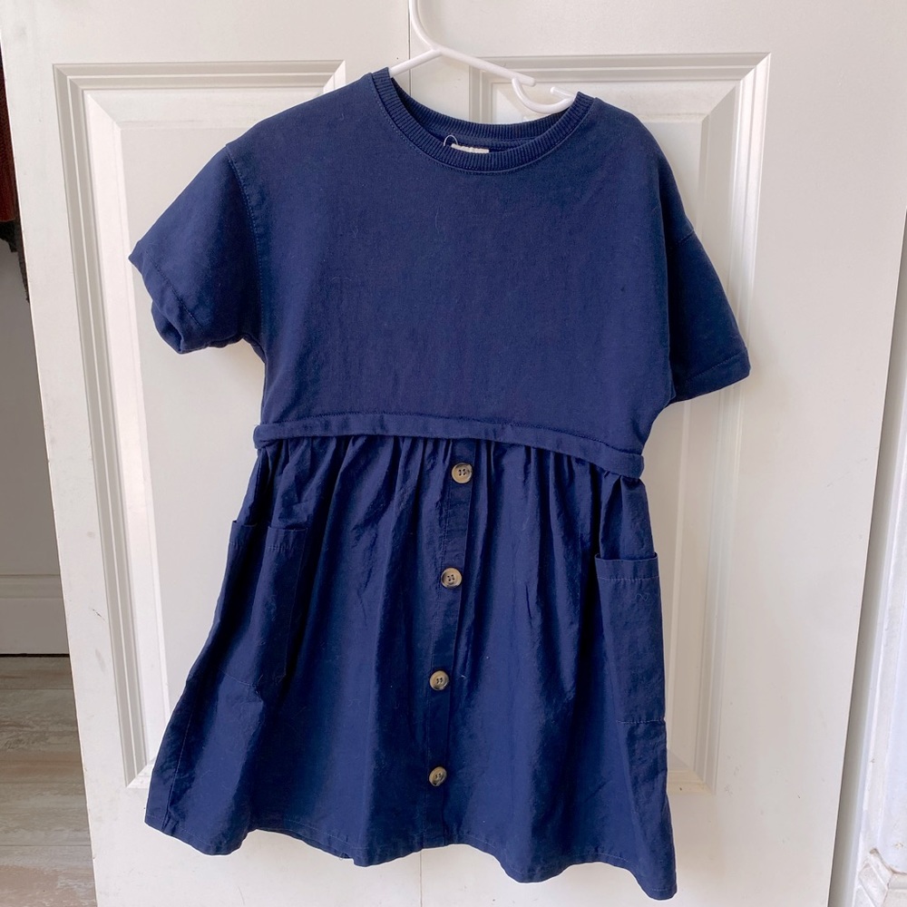 Girls navy blue Zara Dress